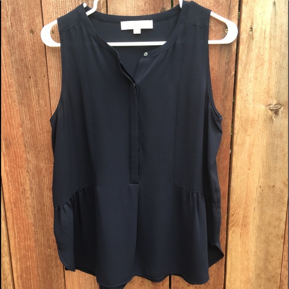 LOFT Tops - Loft Blue Blouse